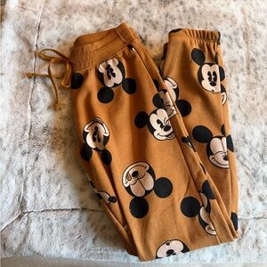 🤎 Dark Khaki Disney Mickey Mouse Jogger Sweatpants 🐭